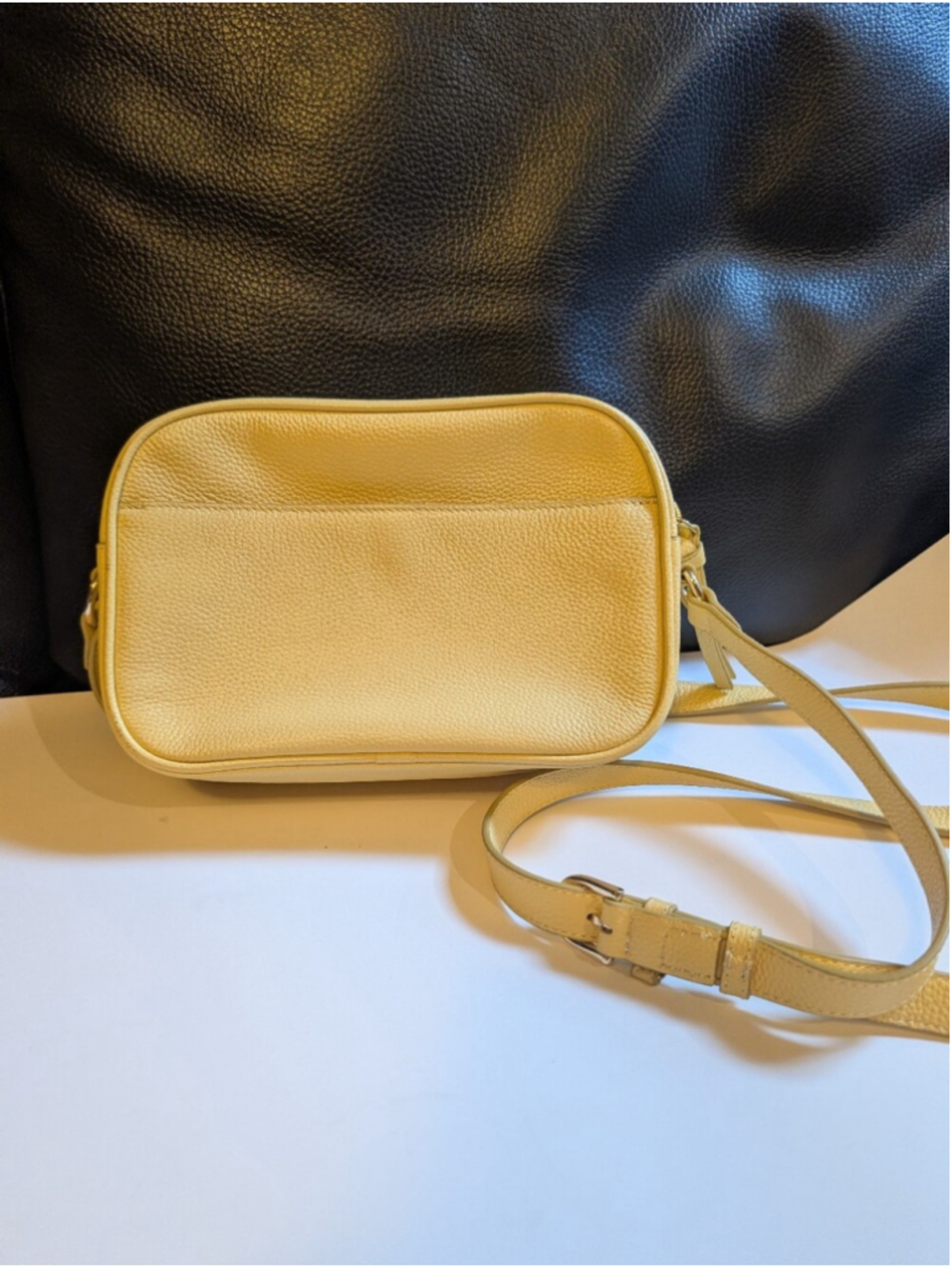 Nordstrom Margo Leather Camera Crossbody Bag in EUC